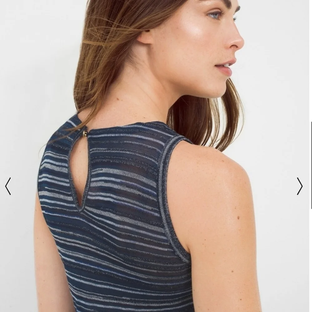 WHBM Asymmetric Layer Sweater Tank